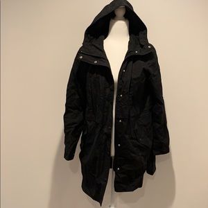 Lightweight hooded parka